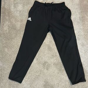 Black Adidas sweatpants